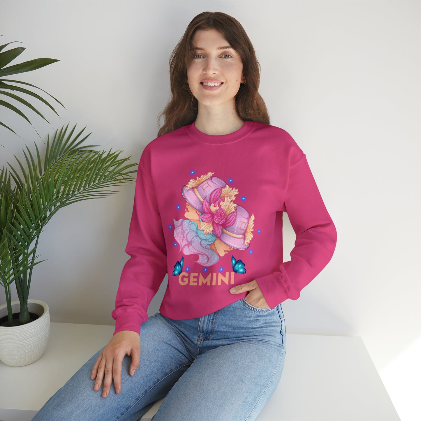 🦋 Gemini 🦋 Zodiac Signs- Sweatshirts
