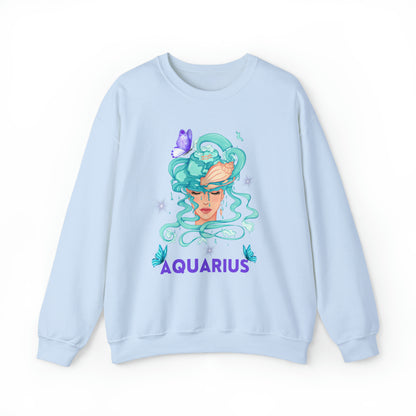 🦋 Aquarius 🦋 Zodiac Signs- Sweatshirts