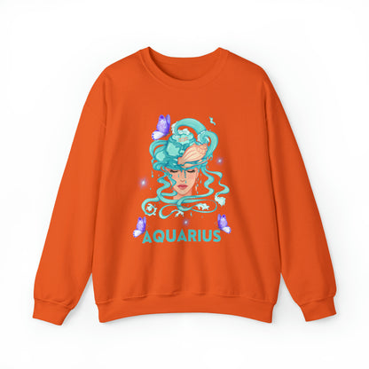 🦋 Aquarius 🦋 Zodiac Signs- Sweatshirts