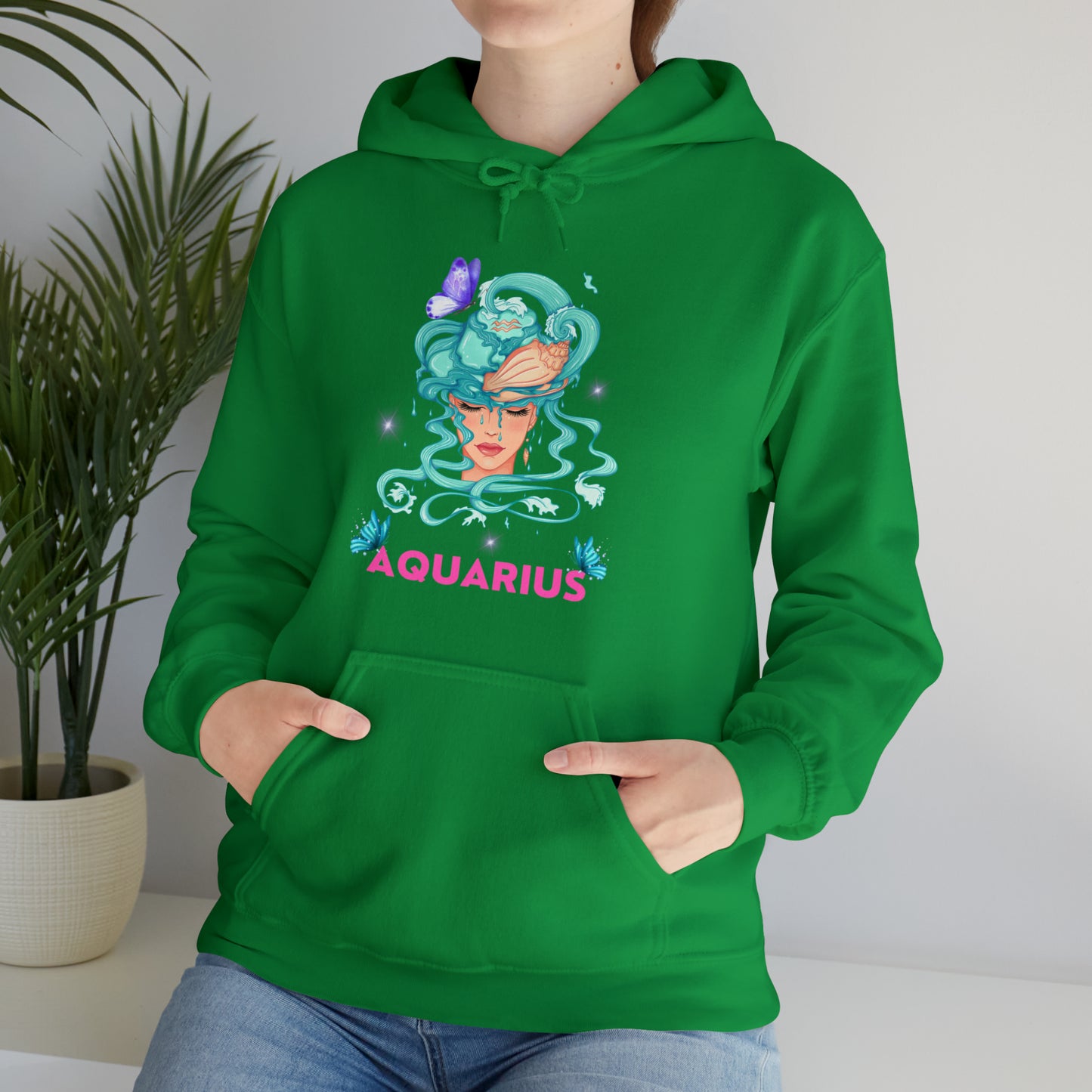 🦋 Aquarius 🦋 Zodiac Signs- Hoodies