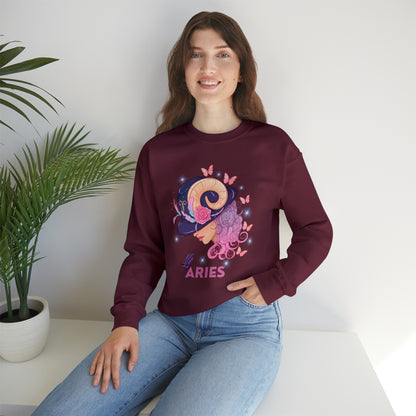 🦋 Aries 🦋 Zodiac Signs- Sweatshirts