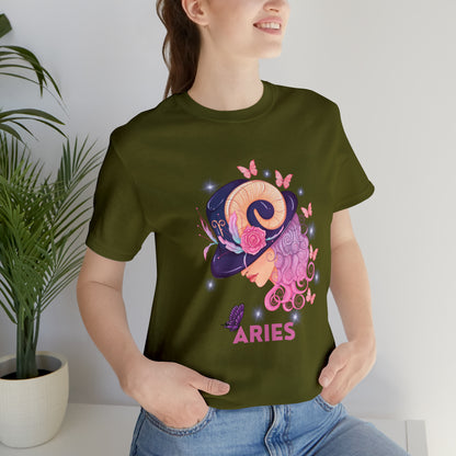 🦋 Aries 🦋 Zodiac Signs- Tees