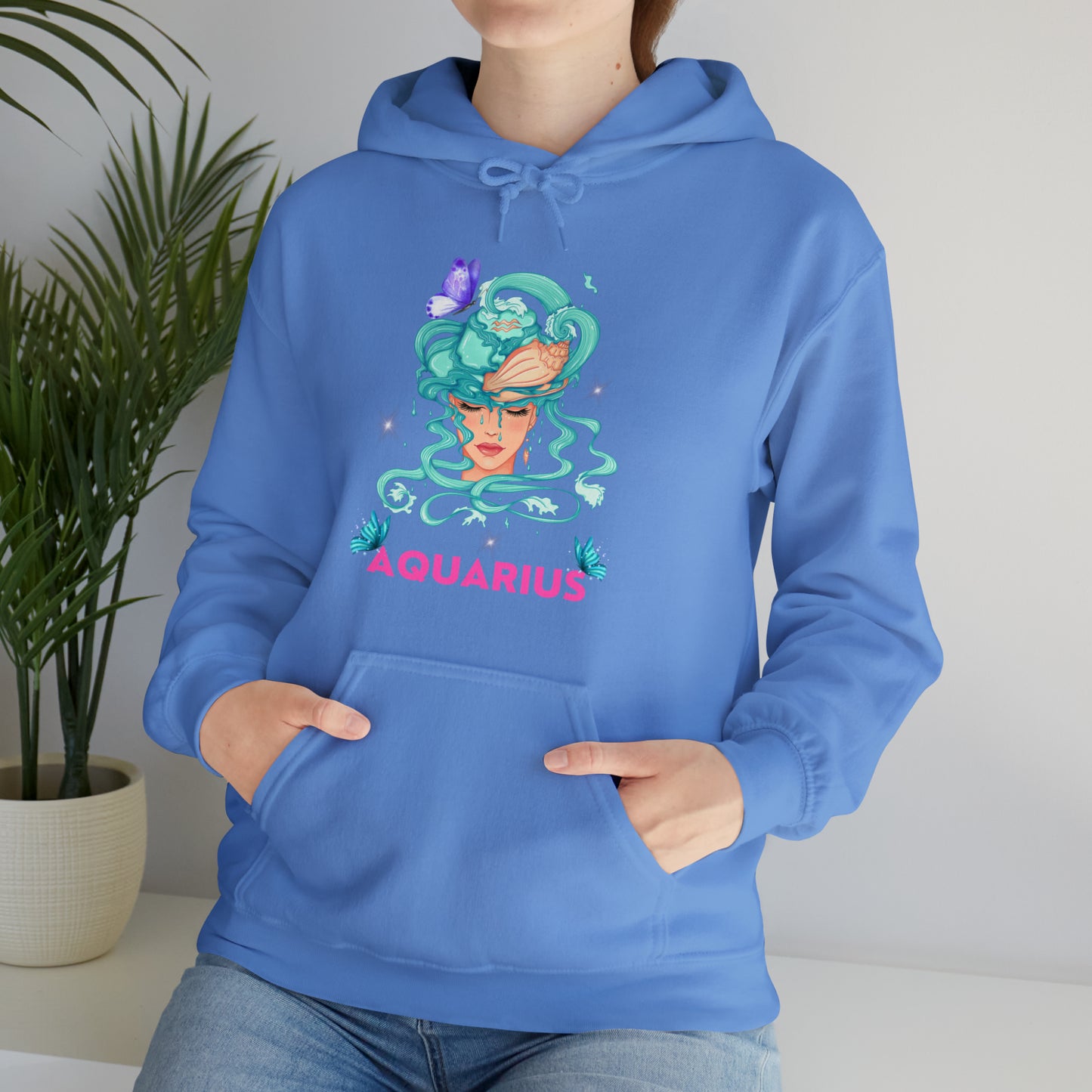 🦋 Aquarius 🦋 Zodiac Signs- Hoodies