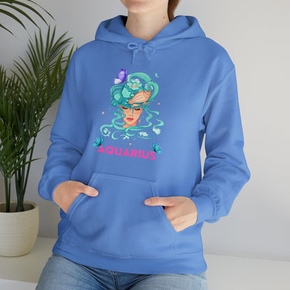 🦋 Aquarius 🦋 Zodiac Signs- Hoodies