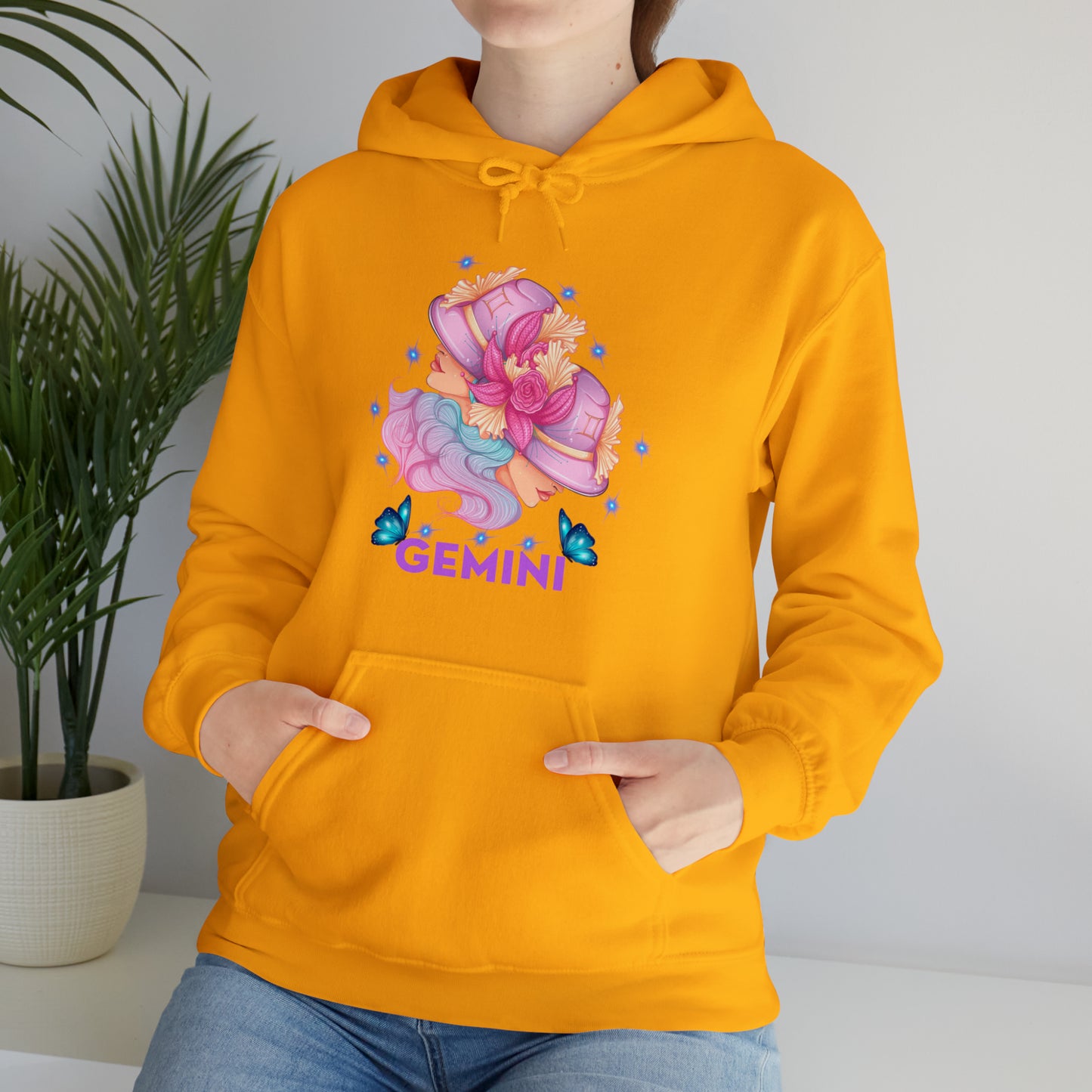🦋 Gemini 🦋 Zodiac Signs- Hoodies