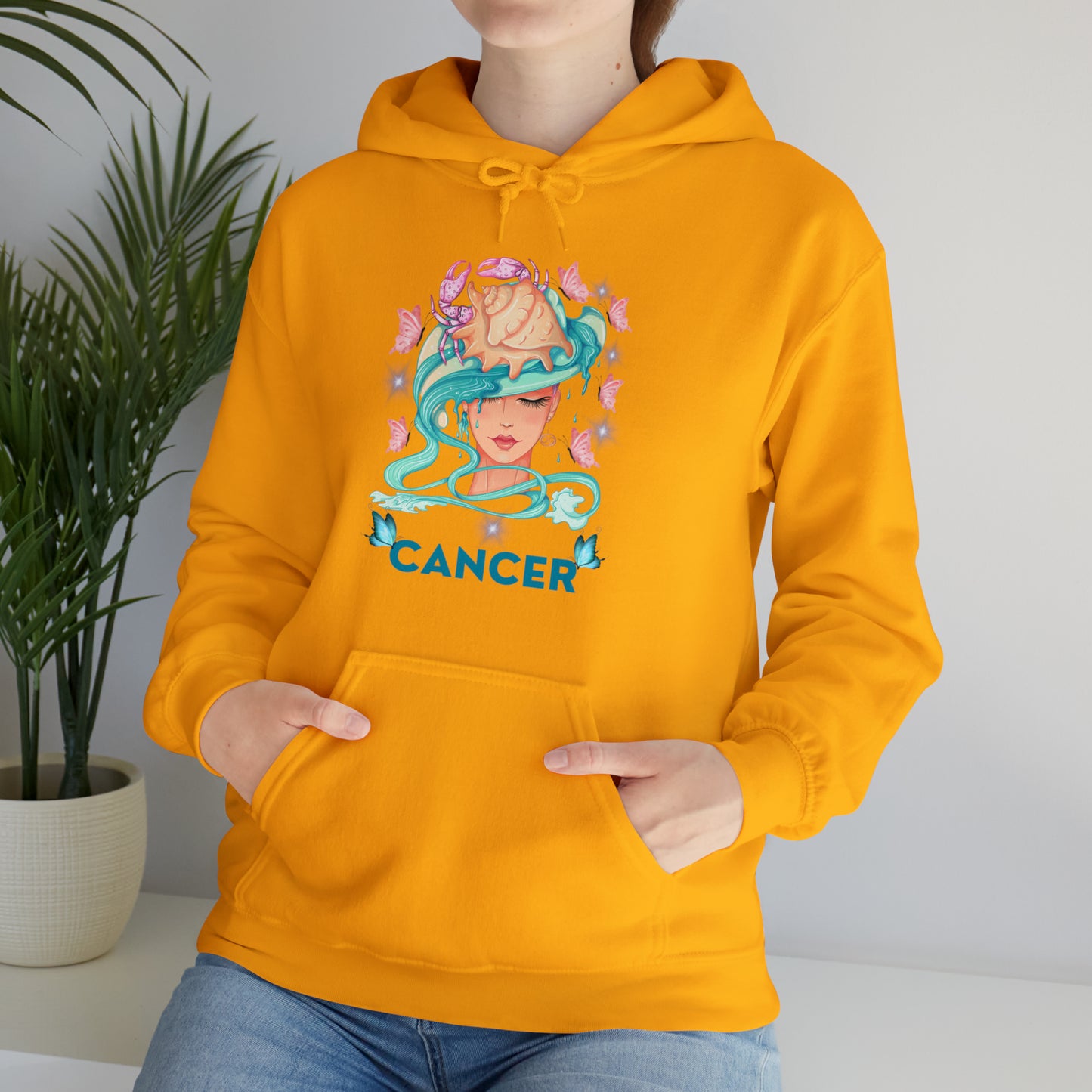 🦋 Cancer 🦋 Zodiac Signs- Hoodies