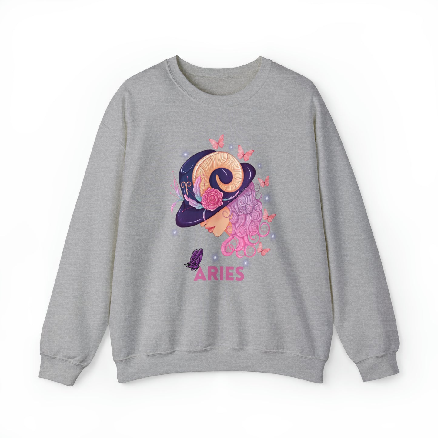 🦋 Aries 🦋 Zodiac Signs- Sweatshirts
