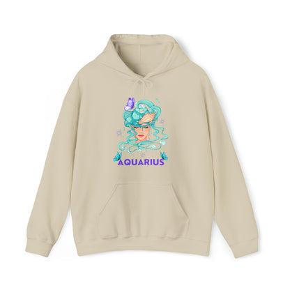 🦋 Aquarius 🦋 Zodiac Signs- Hoodies