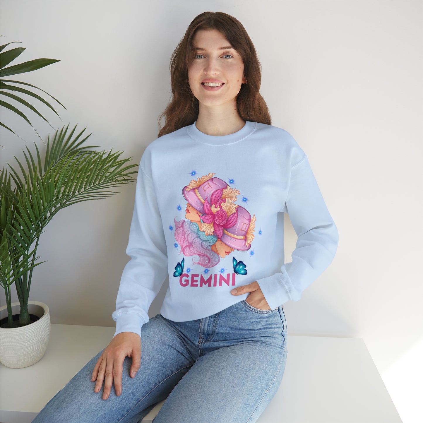 🦋 Gemini 🦋 Zodiac Signs- Sweatshirts