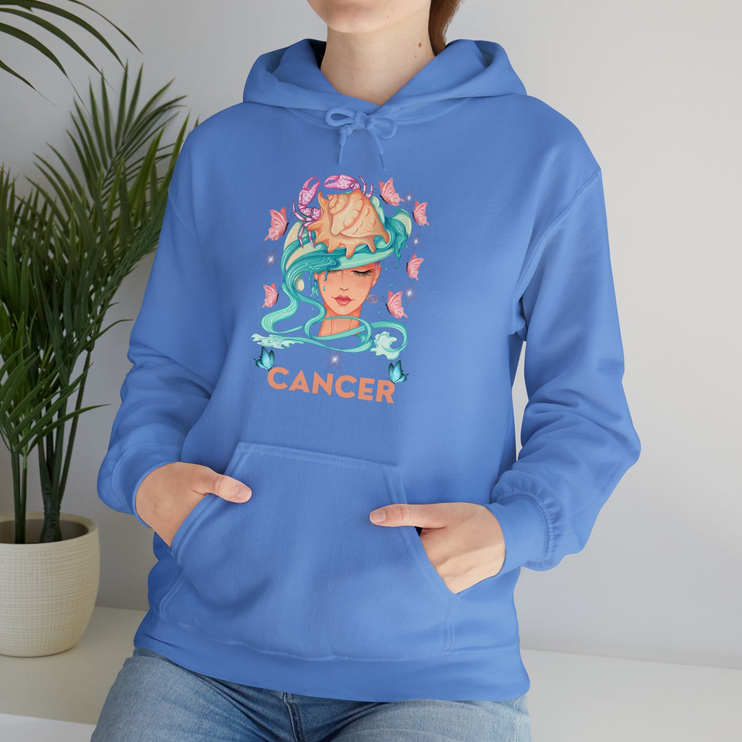 🦋 Cancer 🦋 Zodiac Signs- Hoodies