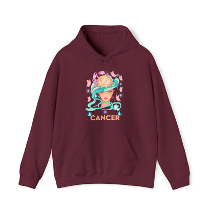 🦋 Cancer 🦋 Zodiac Signs- Hoodies