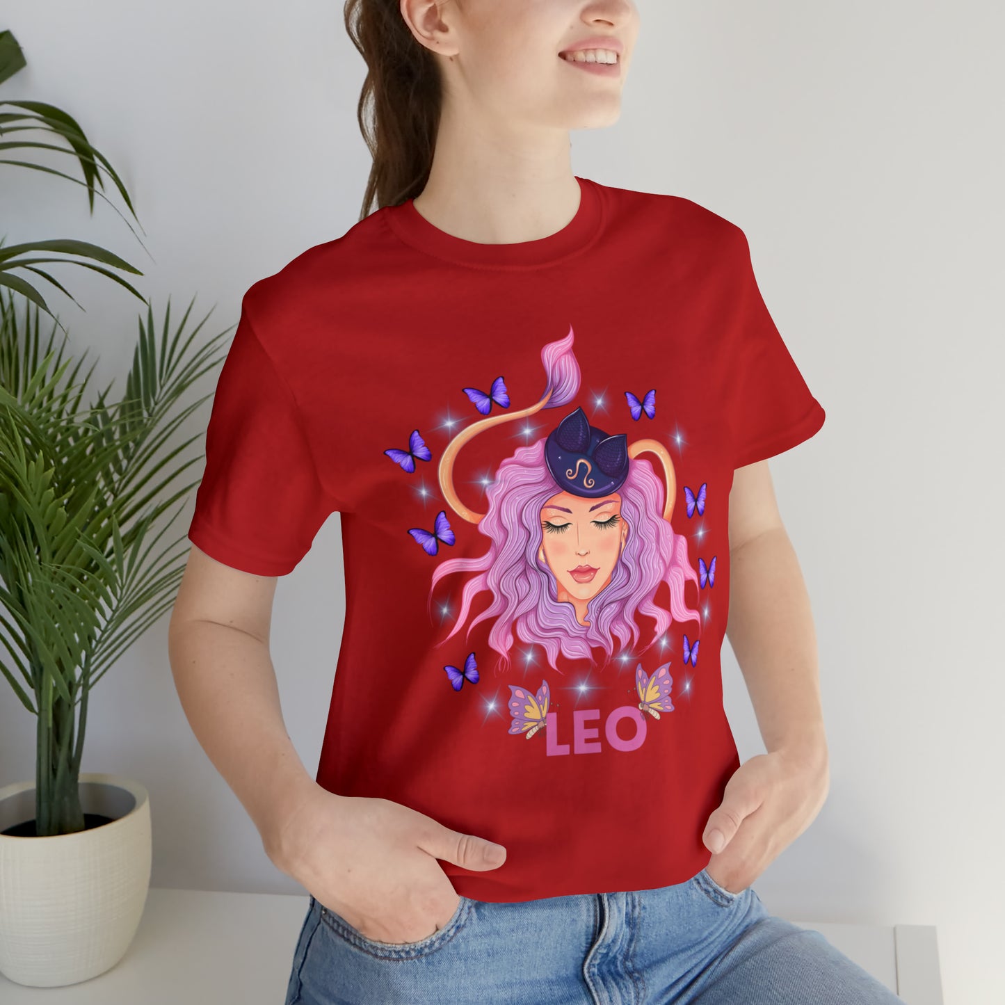🦋 Leo 🦋 Zodiac Signs- Tees