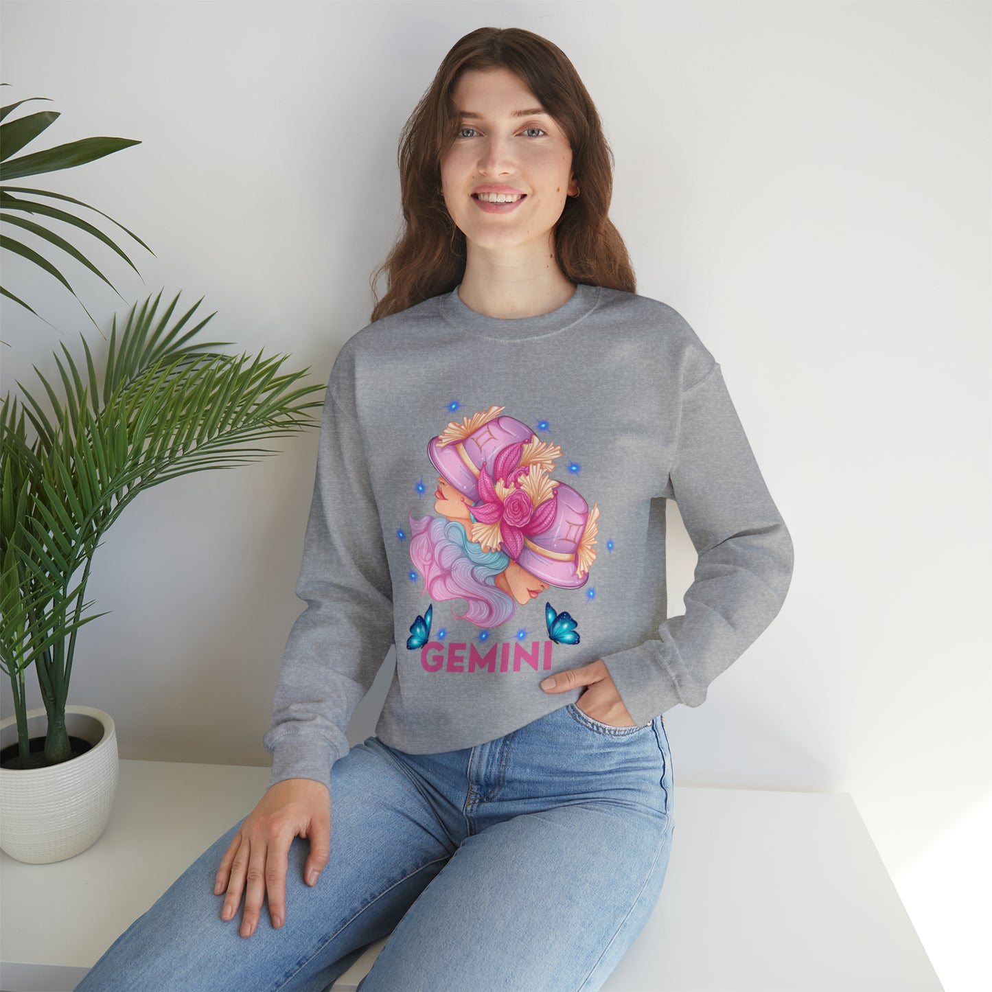 🦋 Gemini 🦋 Zodiac Signs- Sweatshirts