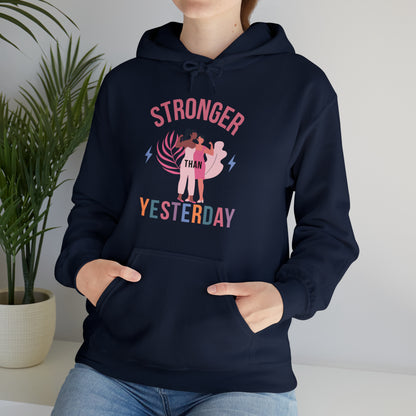 🦋 Stronger than Yesterday 🦋 Hoodies