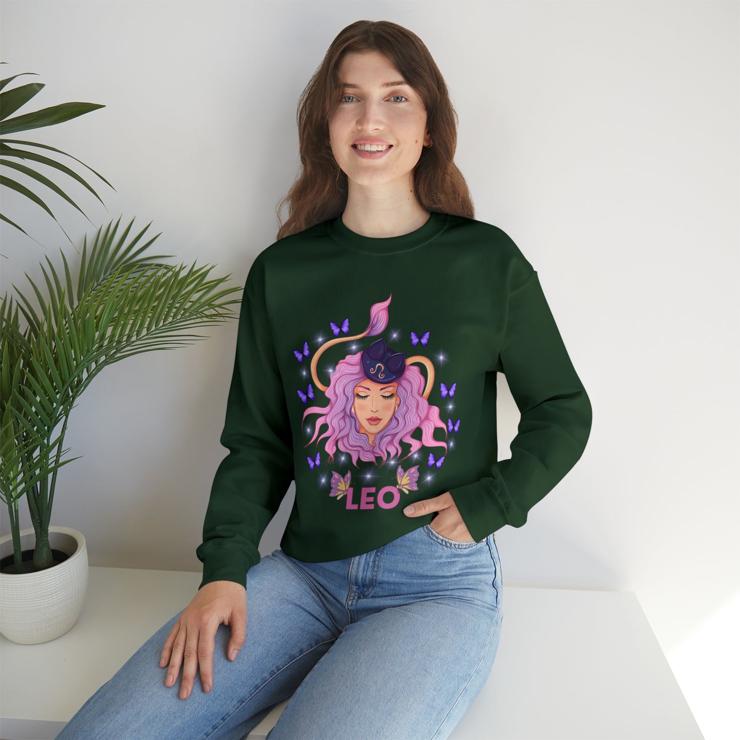 🦋 Leo 🦋 Zodiac Signs- Sweatshirts