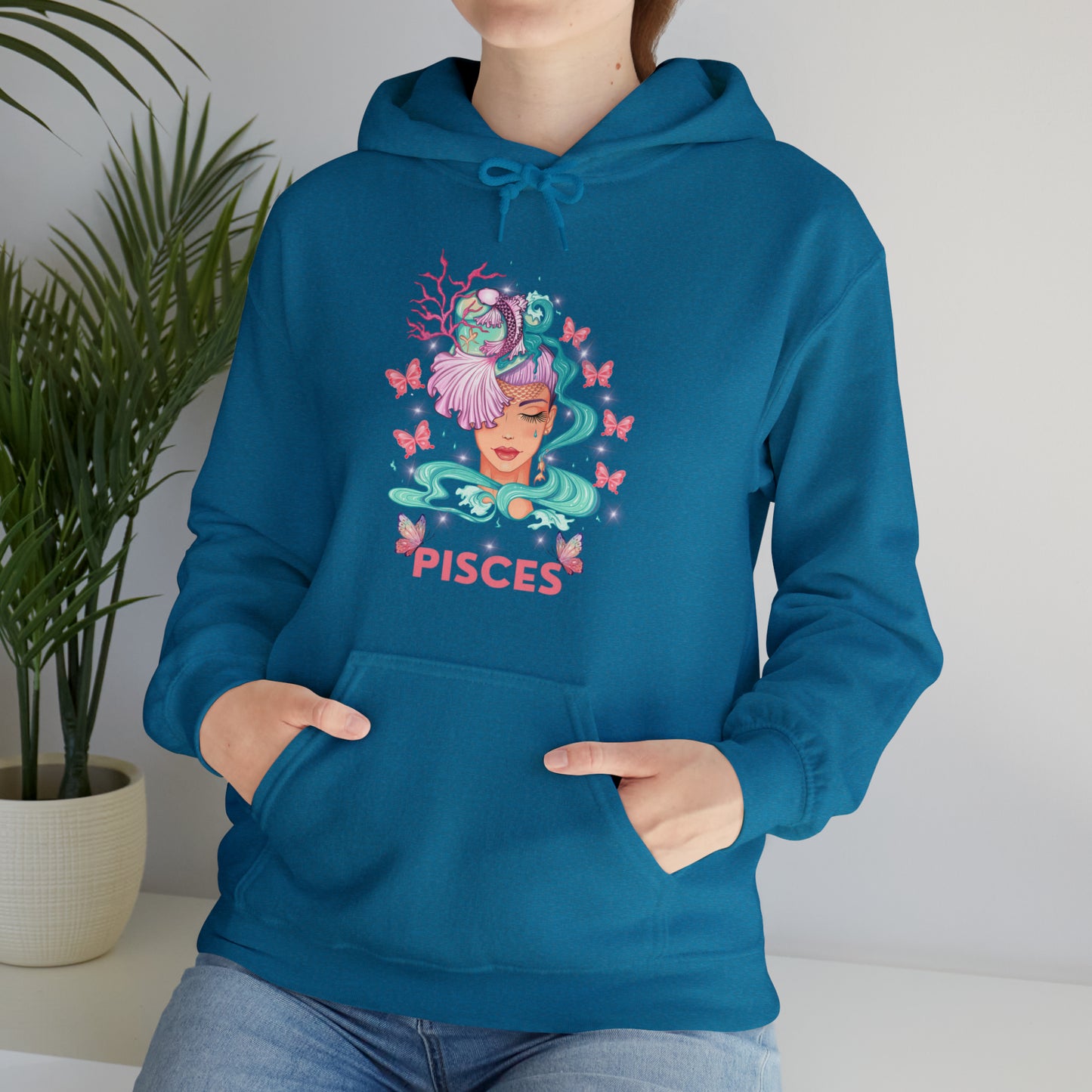 🦋 Pisces 🦋 Zodiac Signs- Hoodies