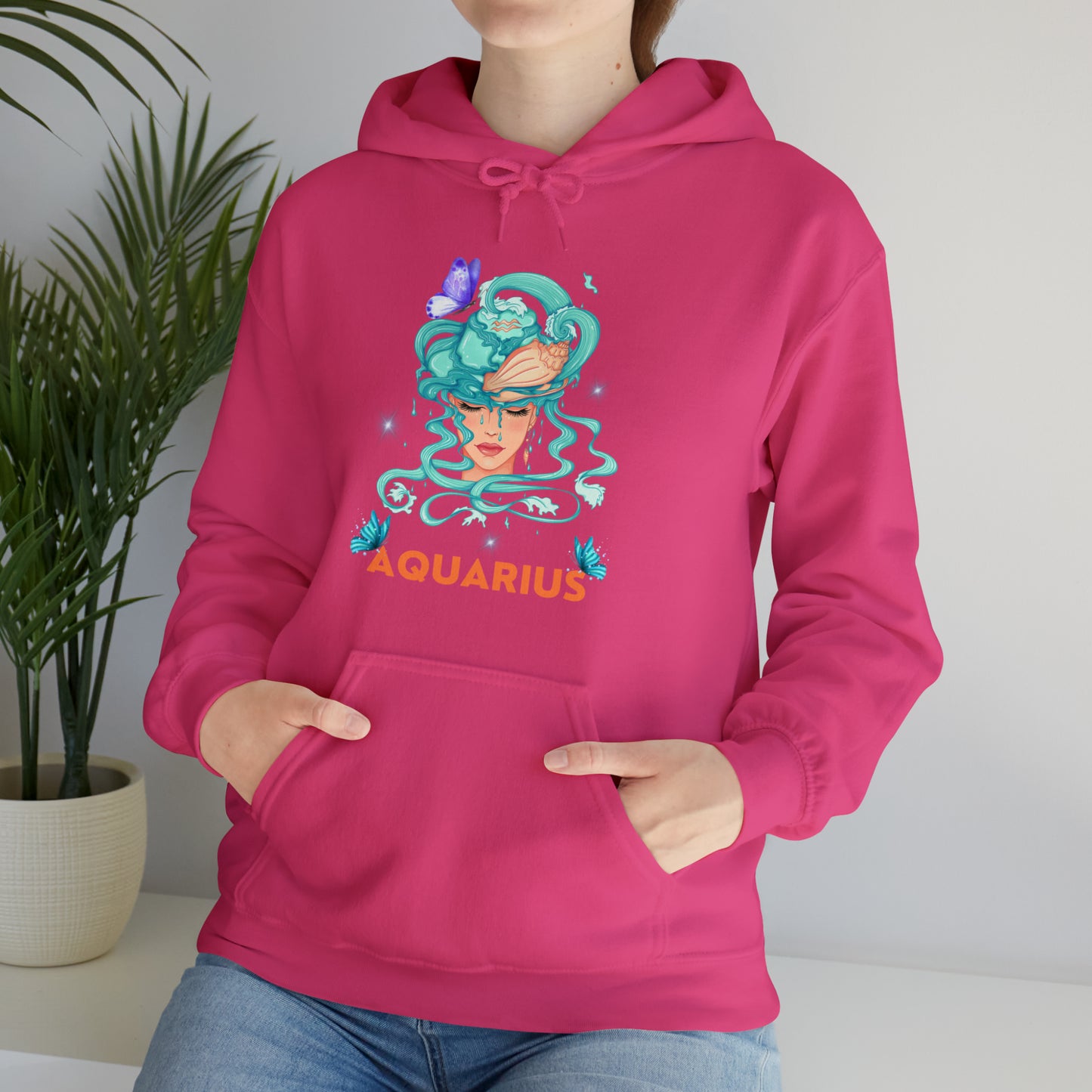 🦋 Aquarius 🦋 Zodiac Signs- Hoodies