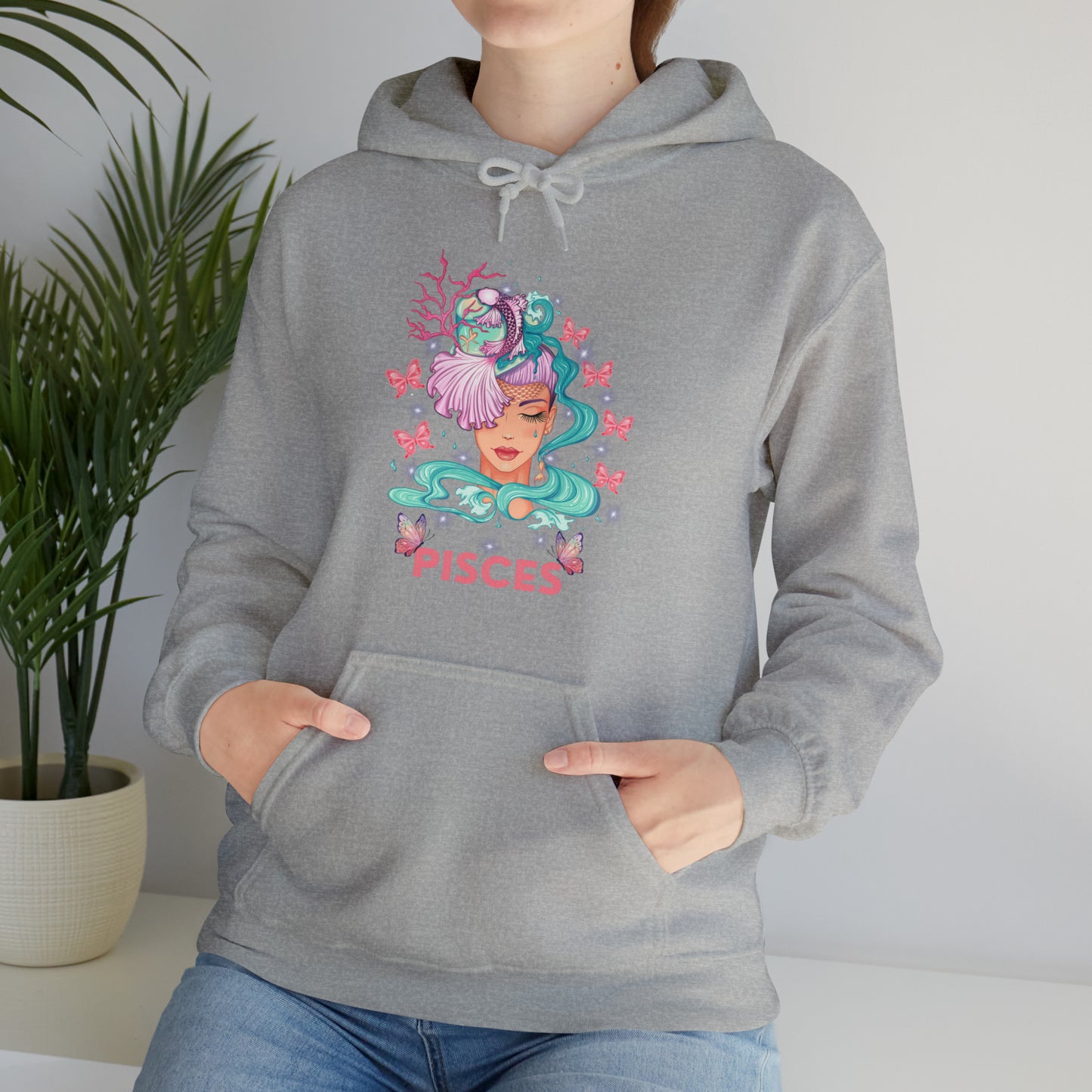 🦋 Pisces 🦋 Zodiac Signs- Hoodies