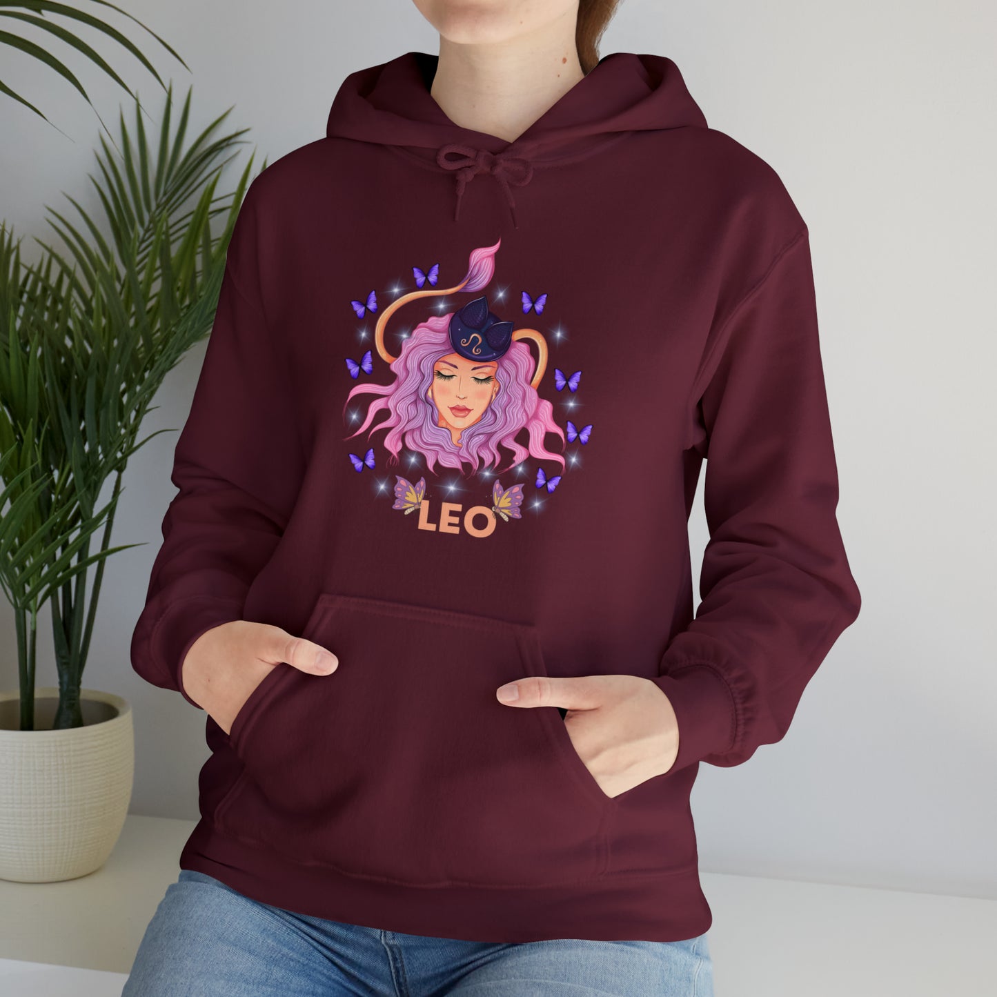 🦋 Leo 🦋 Zodiac Signs- Hoodies