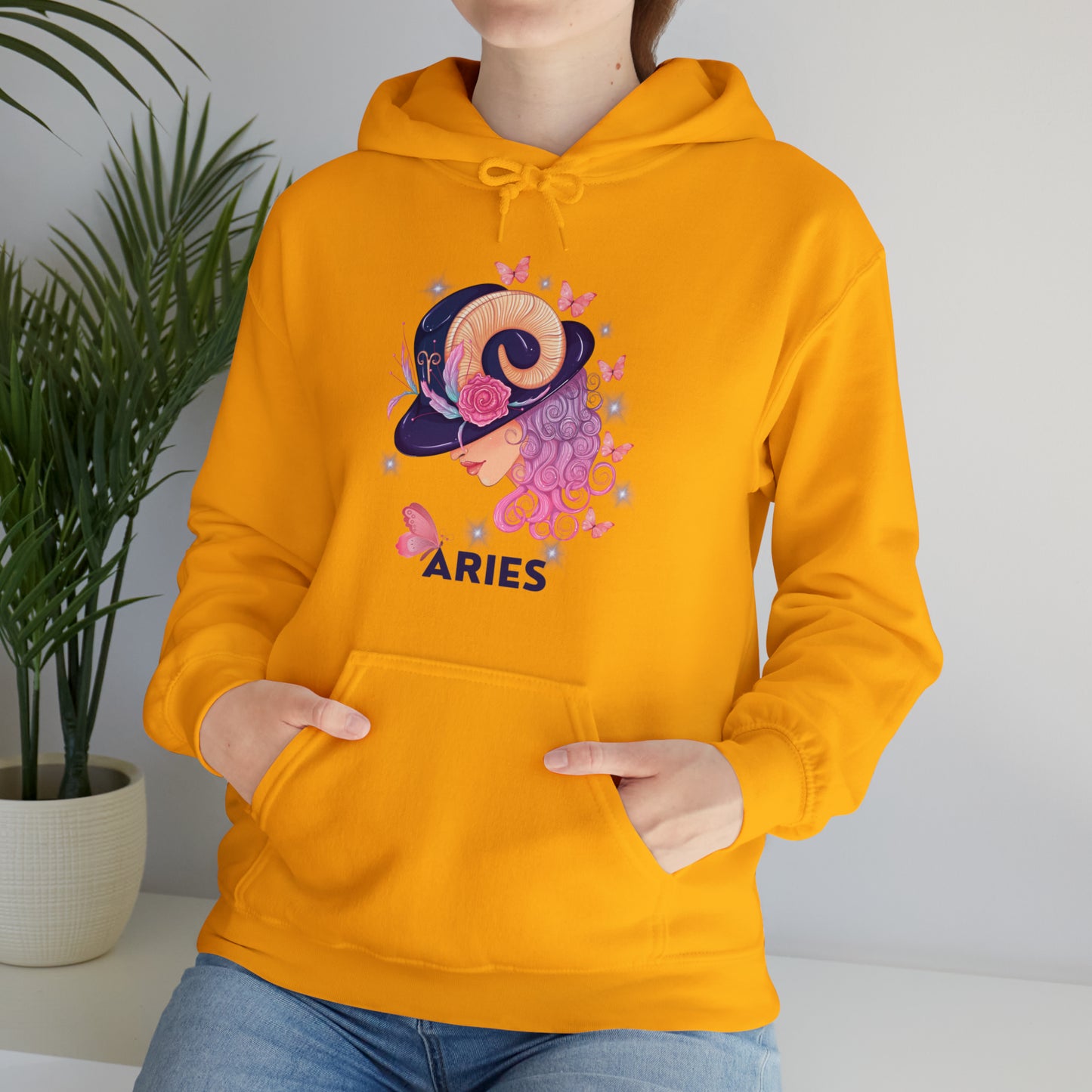 🦋 Aries 🦋 Zodiac Signs- Hoodies