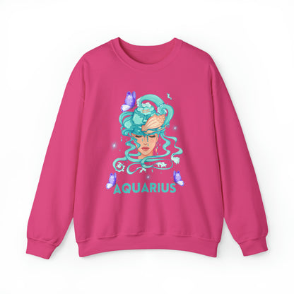 🦋 Aquarius 🦋 Zodiac Signs- Sweatshirts
