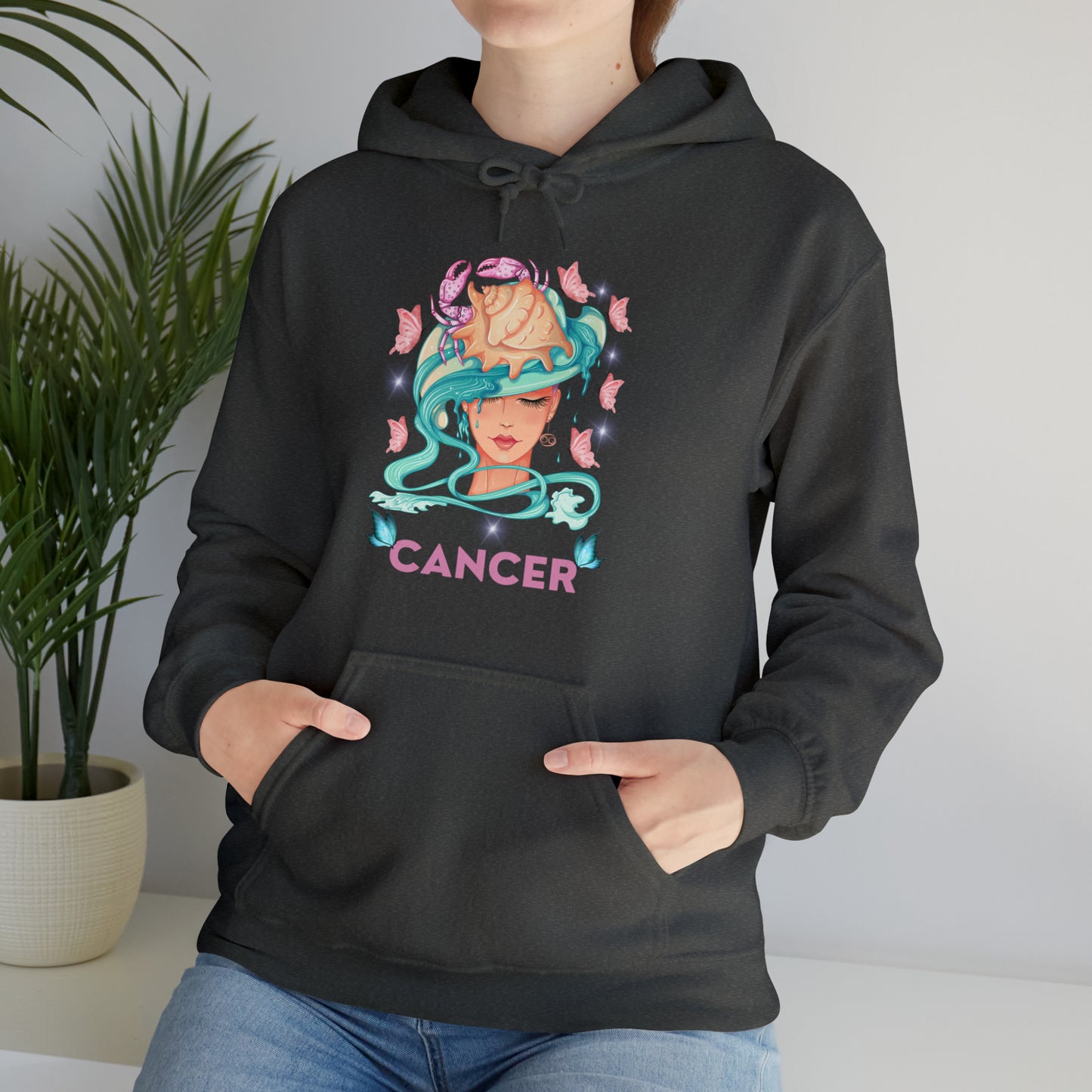 🦋 Cancer 🦋 Zodiac Signs- Hoodies