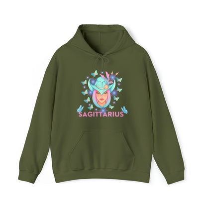 🦋 Sagittarius 🦋 Zodiac Signs- Hoodies