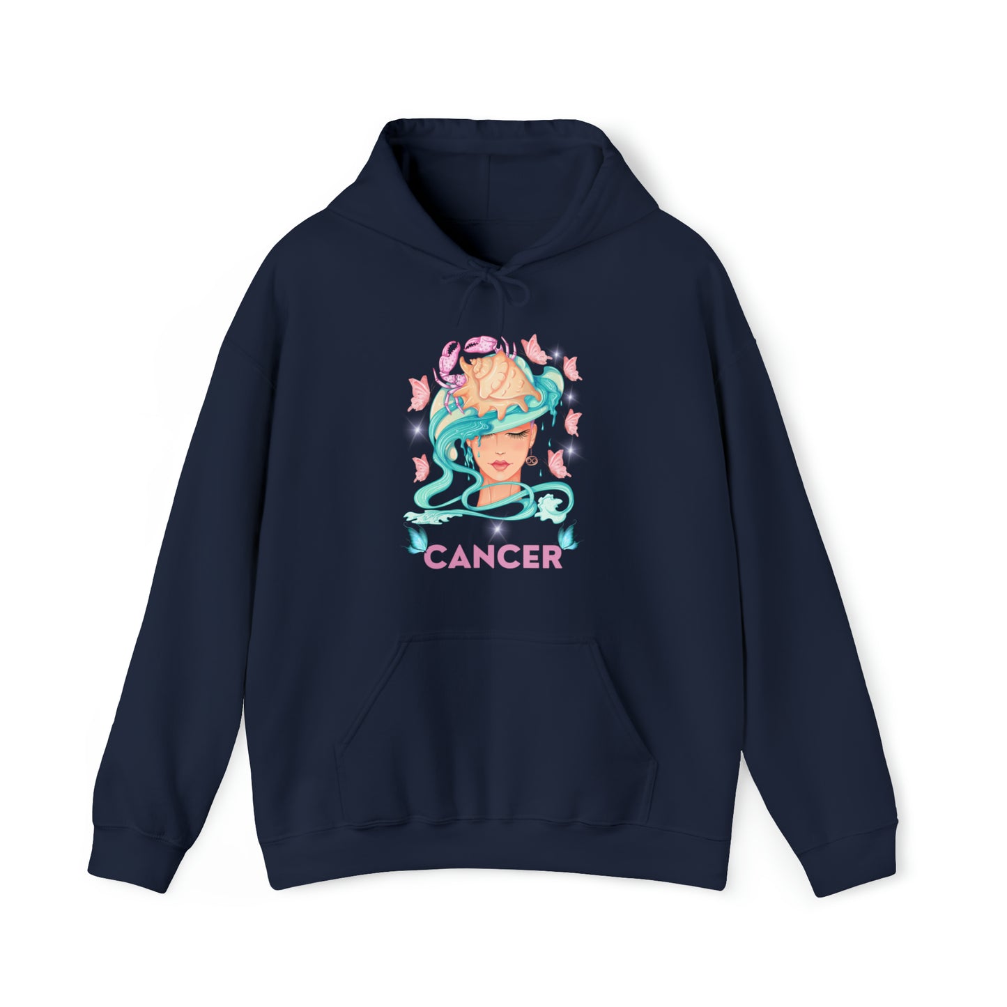 🦋 Cancer 🦋 Zodiac Signs- Hoodies