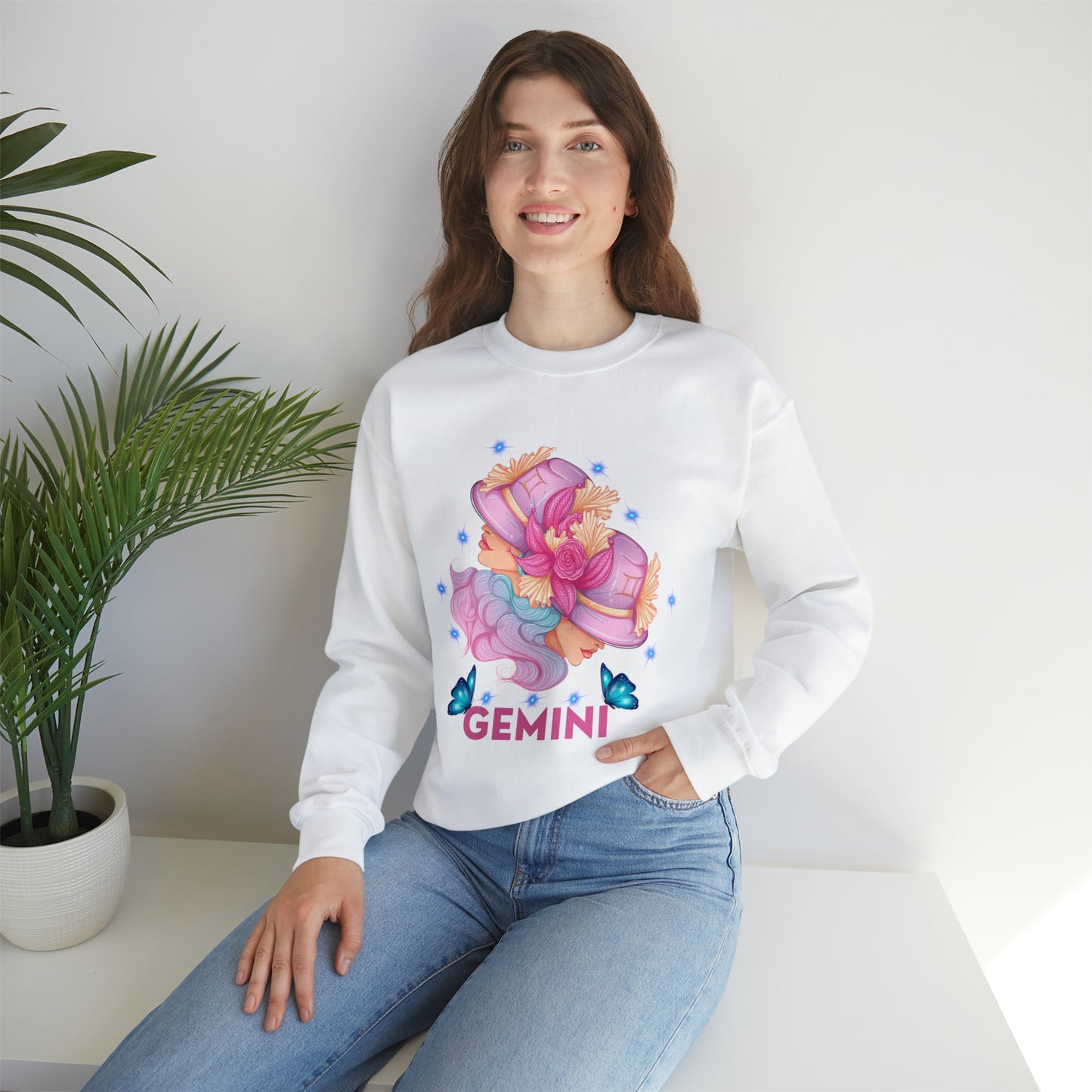 🦋 Gemini 🦋 Zodiac Signs- Sweatshirts