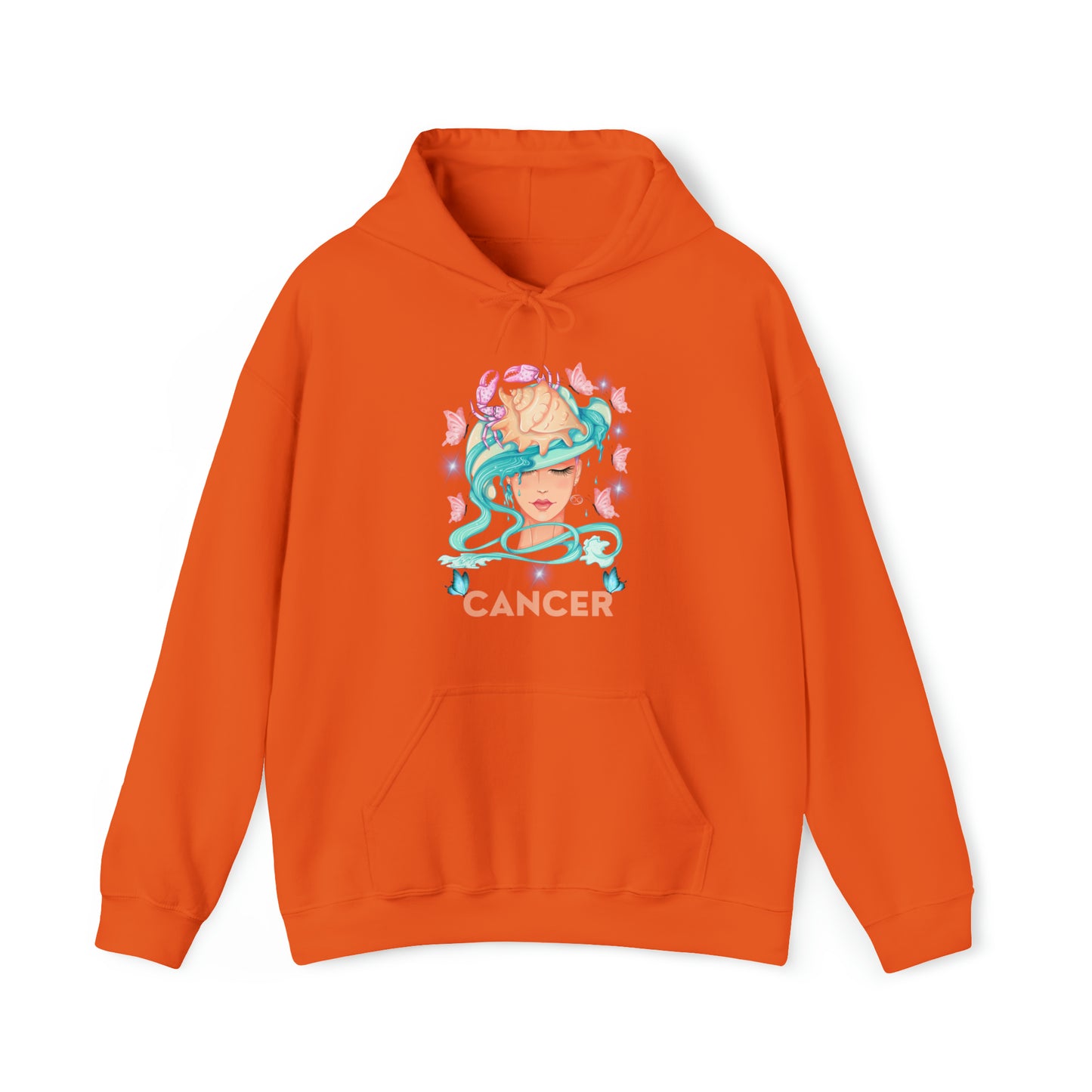 🦋 Cancer 🦋 Zodiac Signs- Hoodies