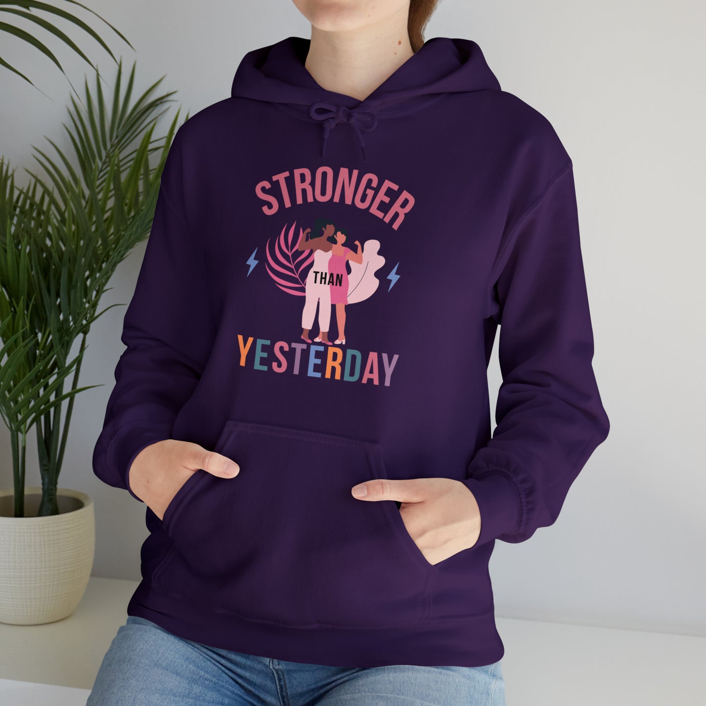 🦋 Stronger than Yesterday 🦋 Hoodies
