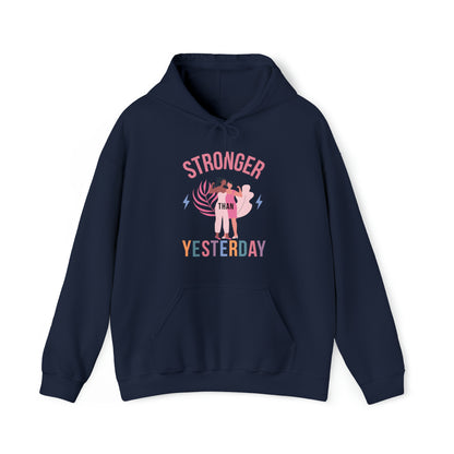 🦋 Stronger than Yesterday 🦋 Hoodies