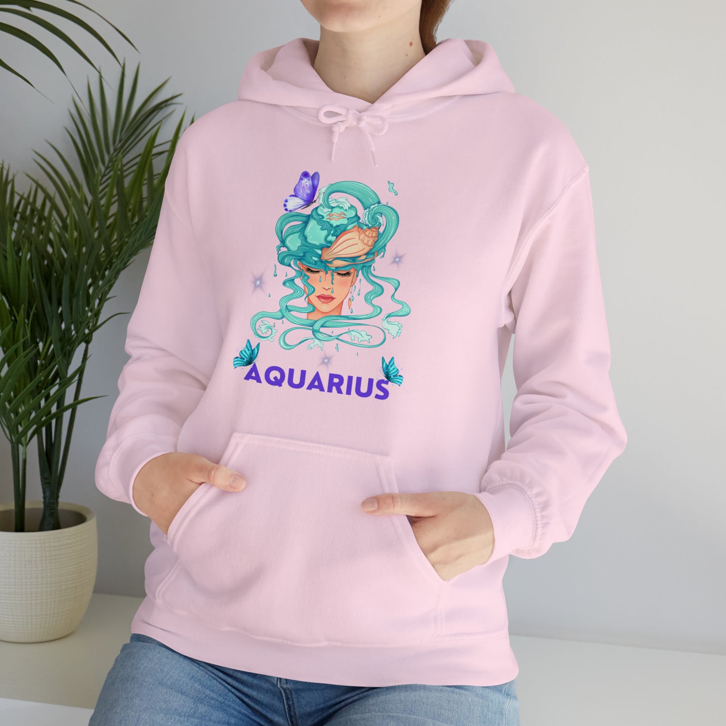 🦋 Aquarius 🦋 Zodiac Signs- Hoodies