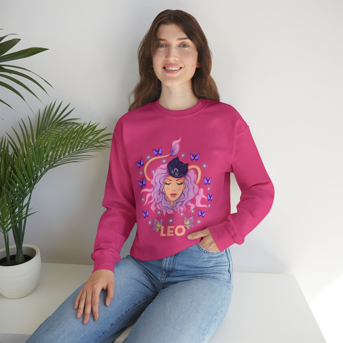 🦋 Leo 🦋 Zodiac Signs- Sweatshirts