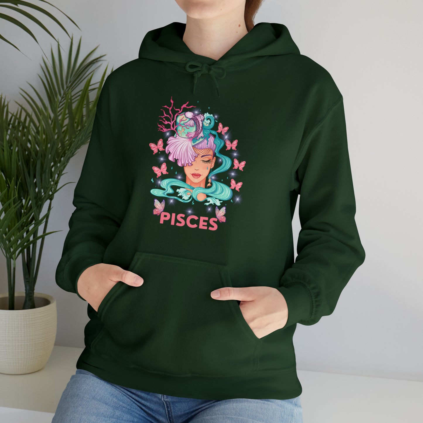 🦋 Pisces 🦋 Zodiac Signs- Hoodies