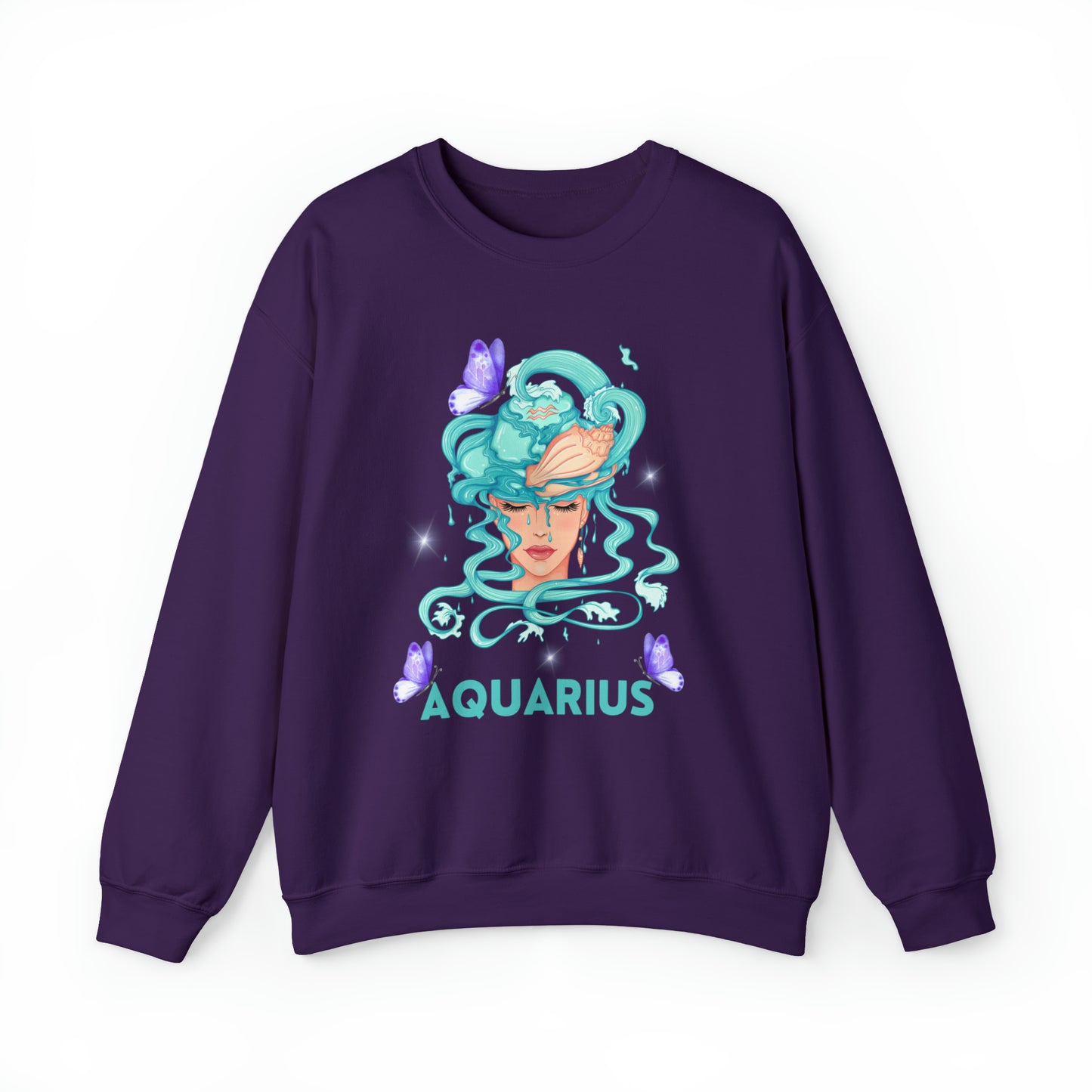 🦋 Aquarius 🦋 Zodiac Signs- Sweatshirts