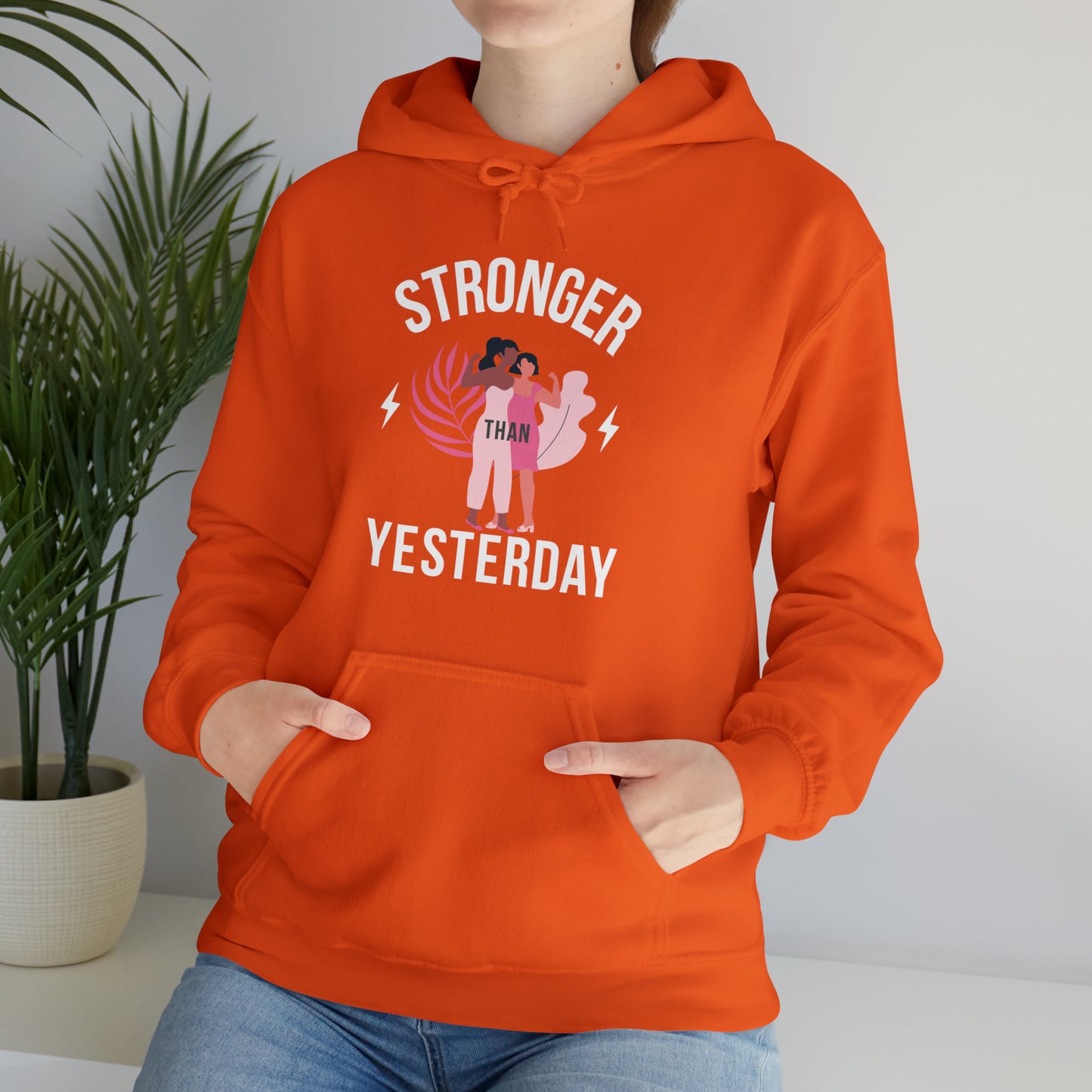 🦋 Stronger than Yesterday 🦋 Hoodies