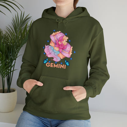 🦋 Gemini 🦋 Zodiac Signs- Hoodies