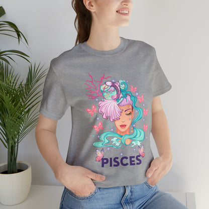 🦋 Pisces 🦋 Zodiac Signs- Tees