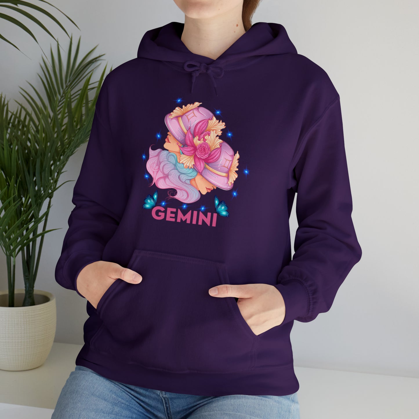 🦋 Gemini 🦋 Zodiac Signs- Hoodies