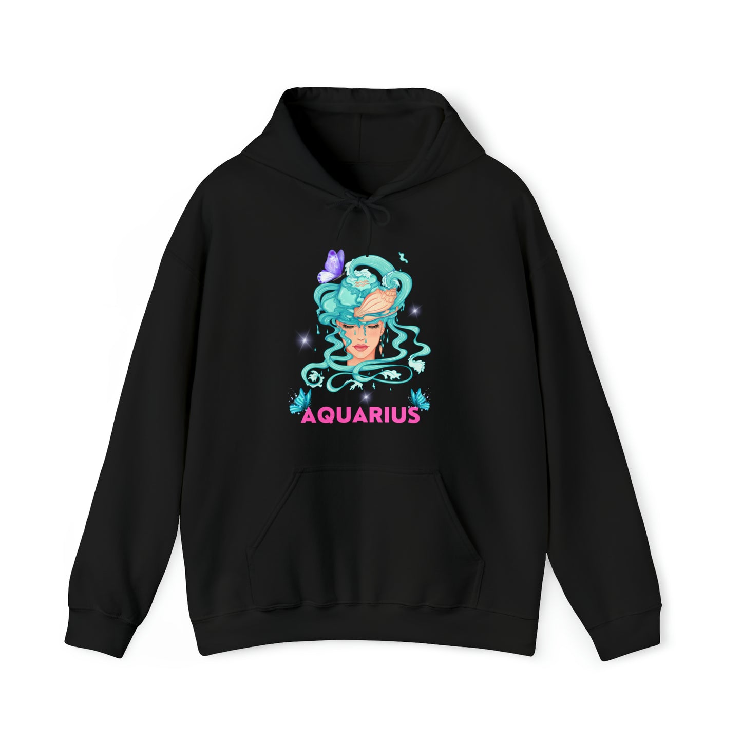 🦋 Aquarius 🦋 Zodiac Signs- Hoodies
