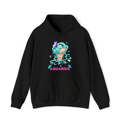 🦋 Aquarius 🦋 Zodiac Signs- Hoodies