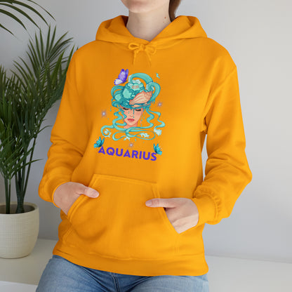 🦋 Aquarius 🦋 Zodiac Signs- Hoodies