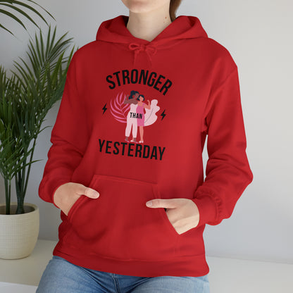 🦋 Stronger than Yesterday 🦋 Hoodies