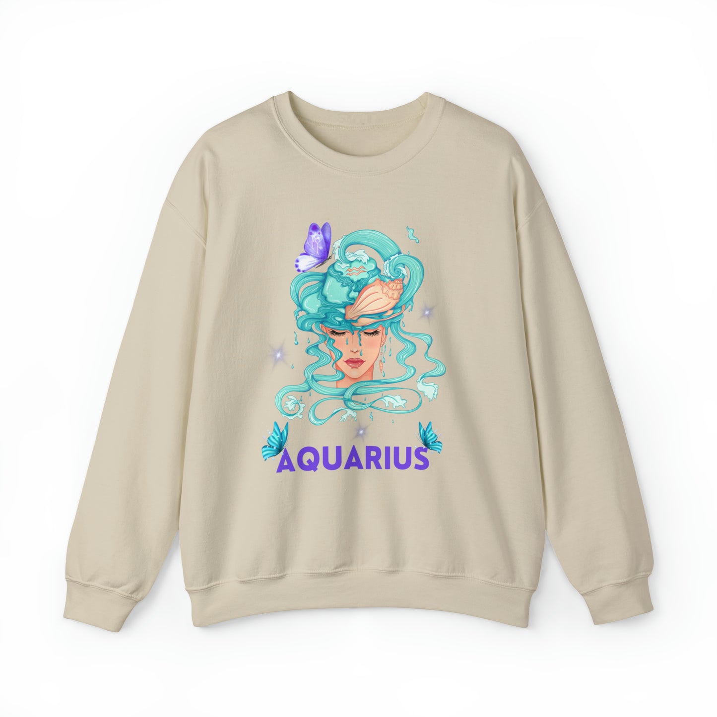 🦋 Aquarius 🦋 Zodiac Signs- Sweatshirts