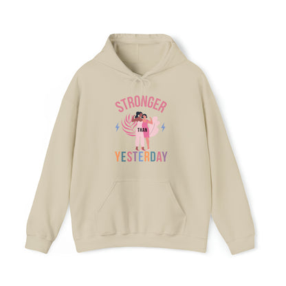 🦋 Stronger than Yesterday 🦋 Hoodies