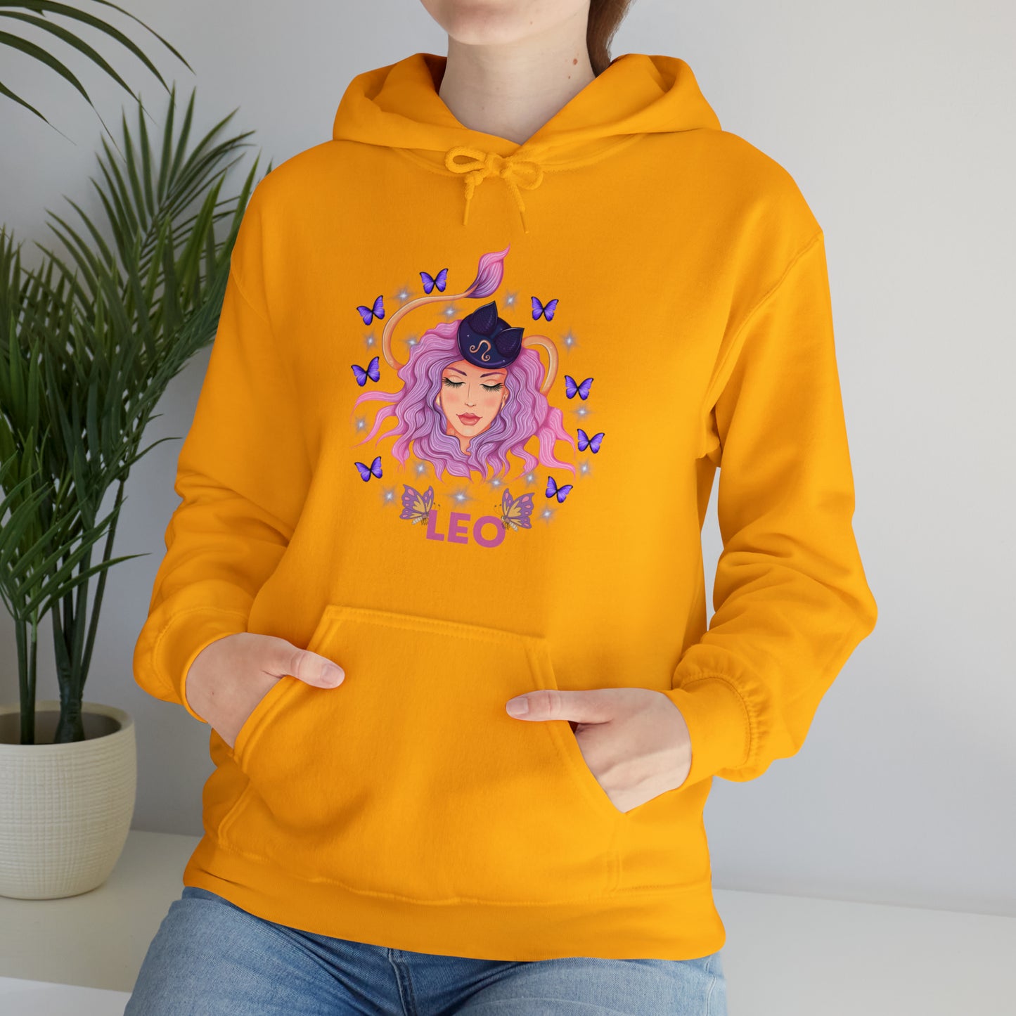 🦋 Leo 🦋 Zodiac Signs- Hoodies
