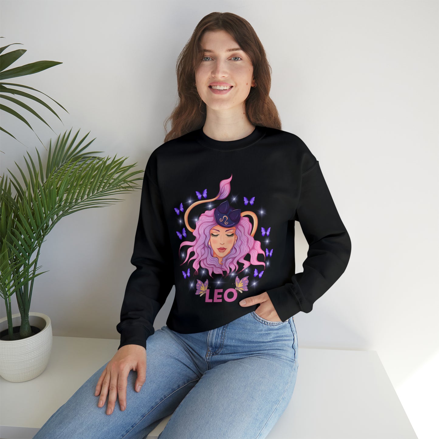 🦋 Leo 🦋 Zodiac Signs- Sweatshirts