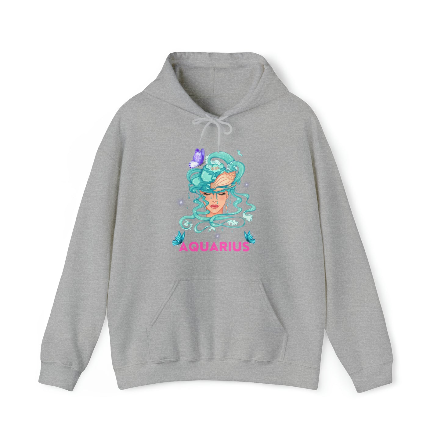 🦋 Aquarius 🦋 Zodiac Signs- Hoodies