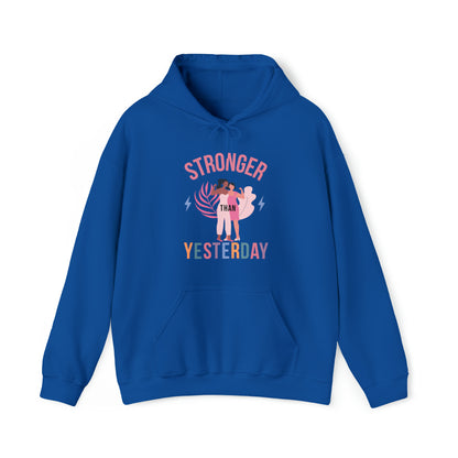 🦋 Stronger than Yesterday 🦋 Hoodies